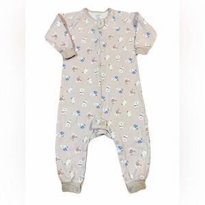 Nest Organic Cotton Long Sleeve Footed Sleep Bag 1.0 TOG 18m-2t safe sleep